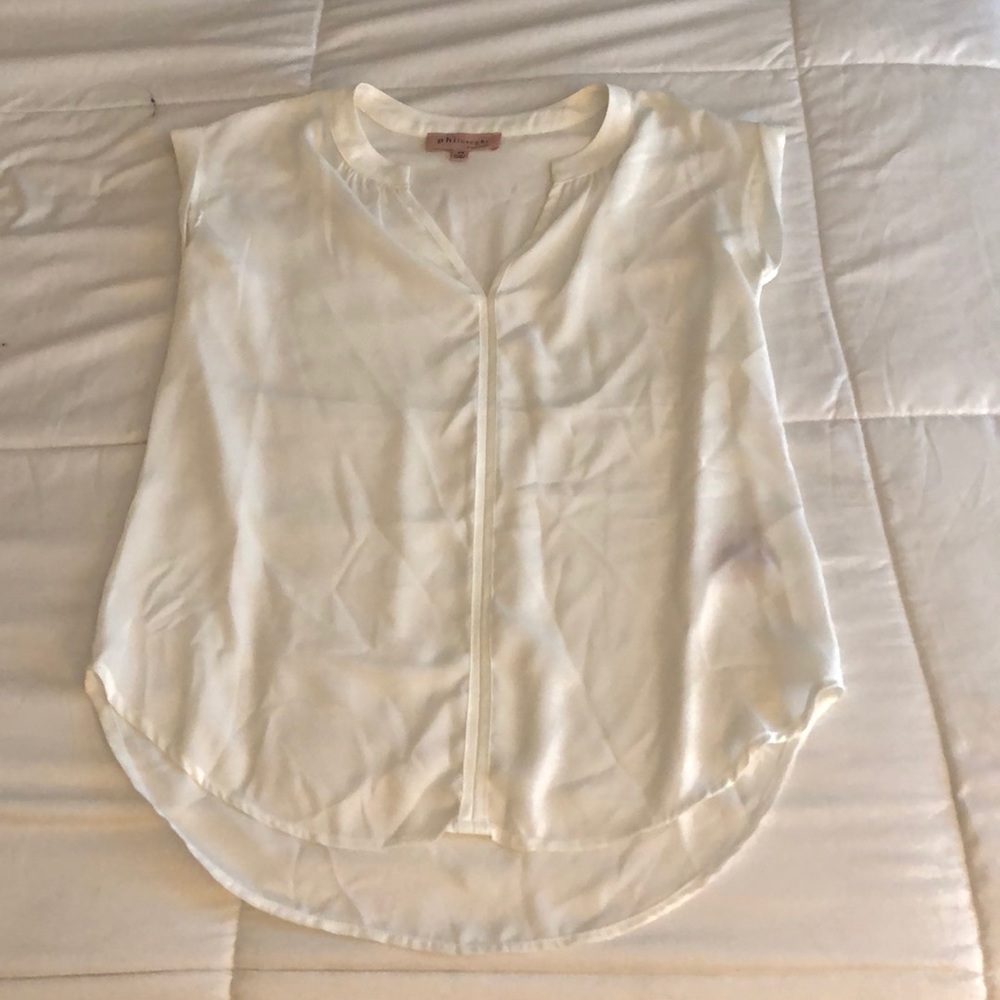 White Philosophy blouse
